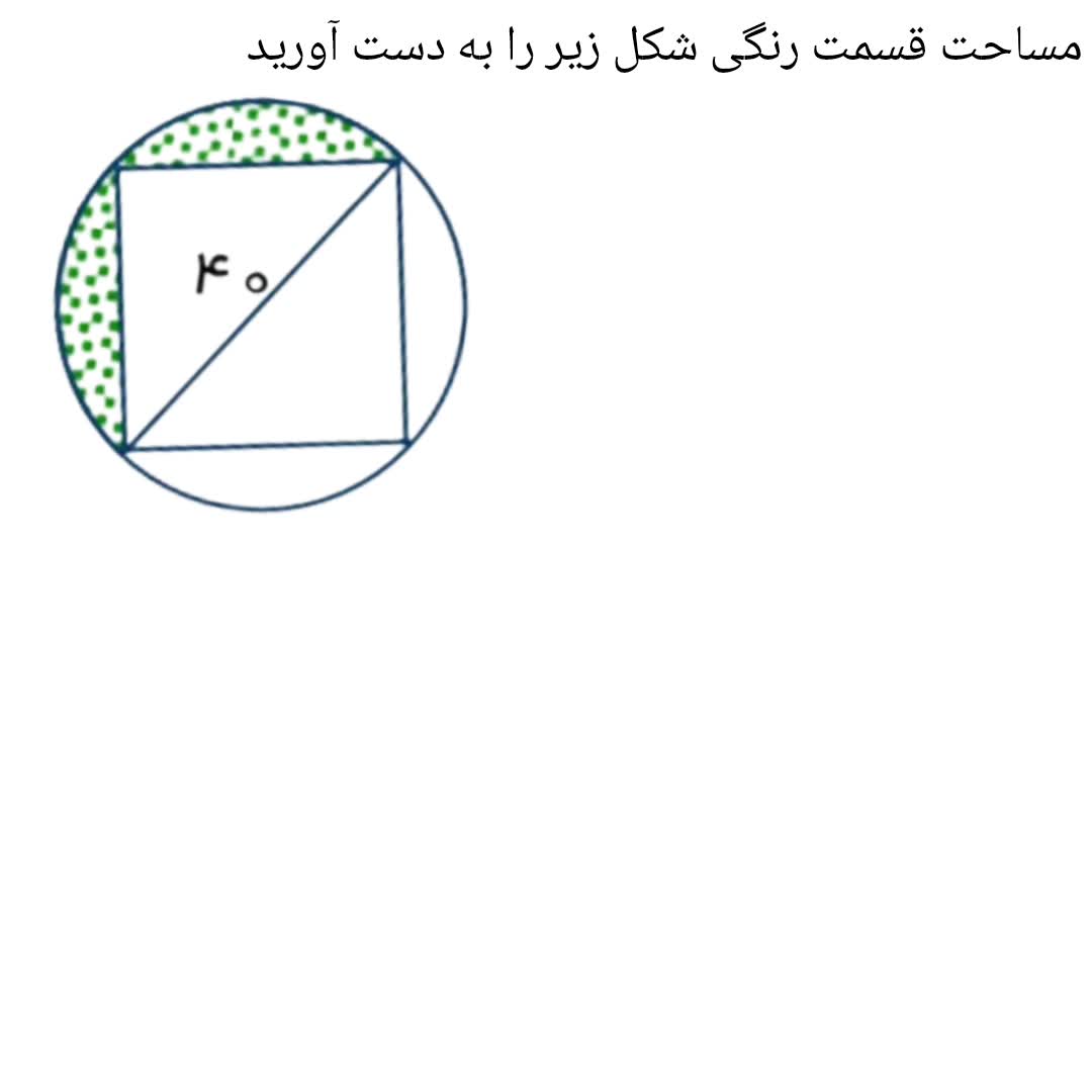 سوالی بسیار جالب از قسمت مساحت