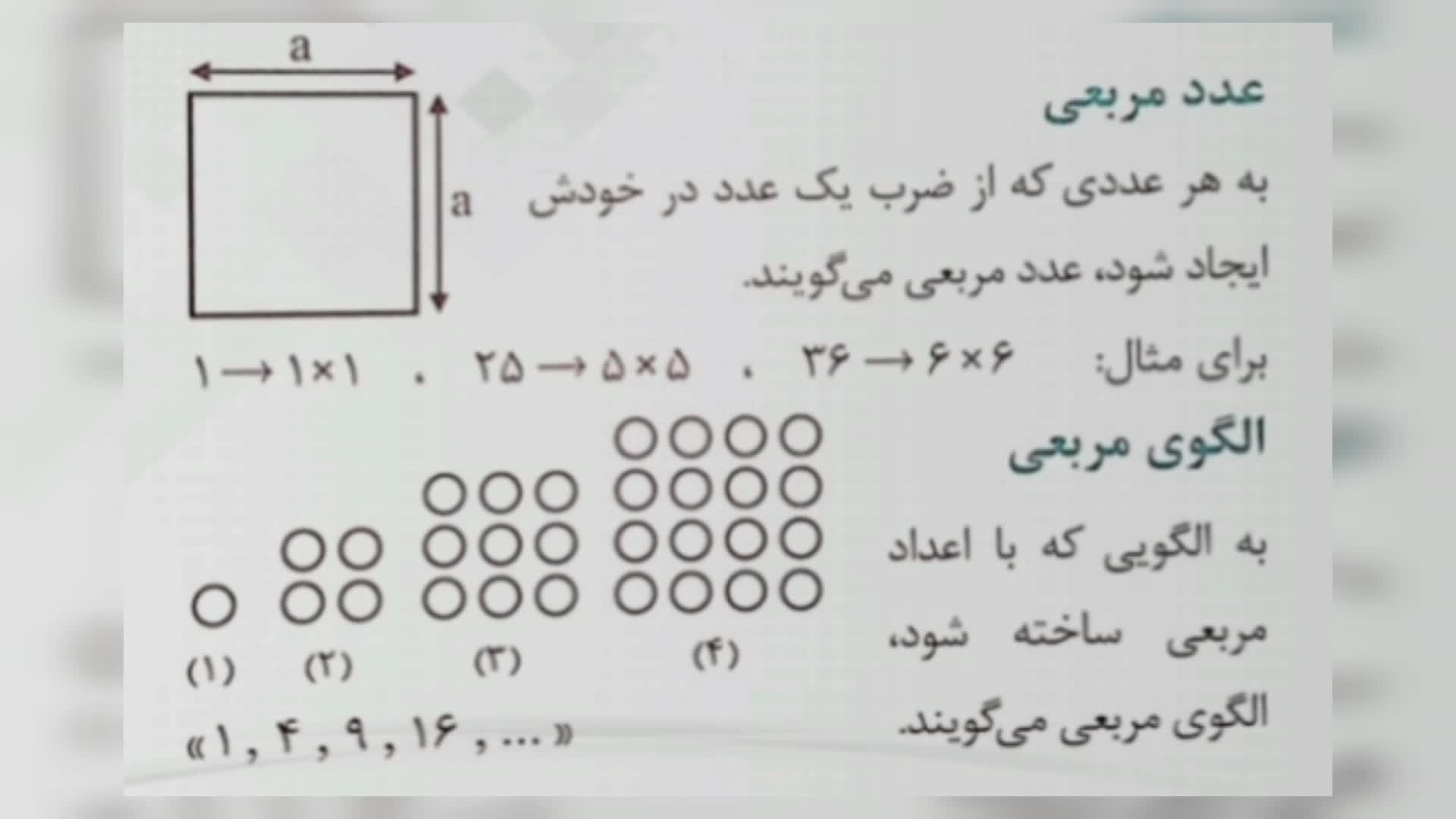 الگوی مربعی
