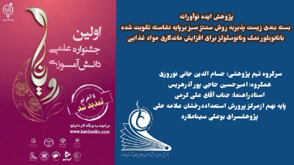 پویش رویانا _ توضیح ایده _ گروه نانو حلی 313