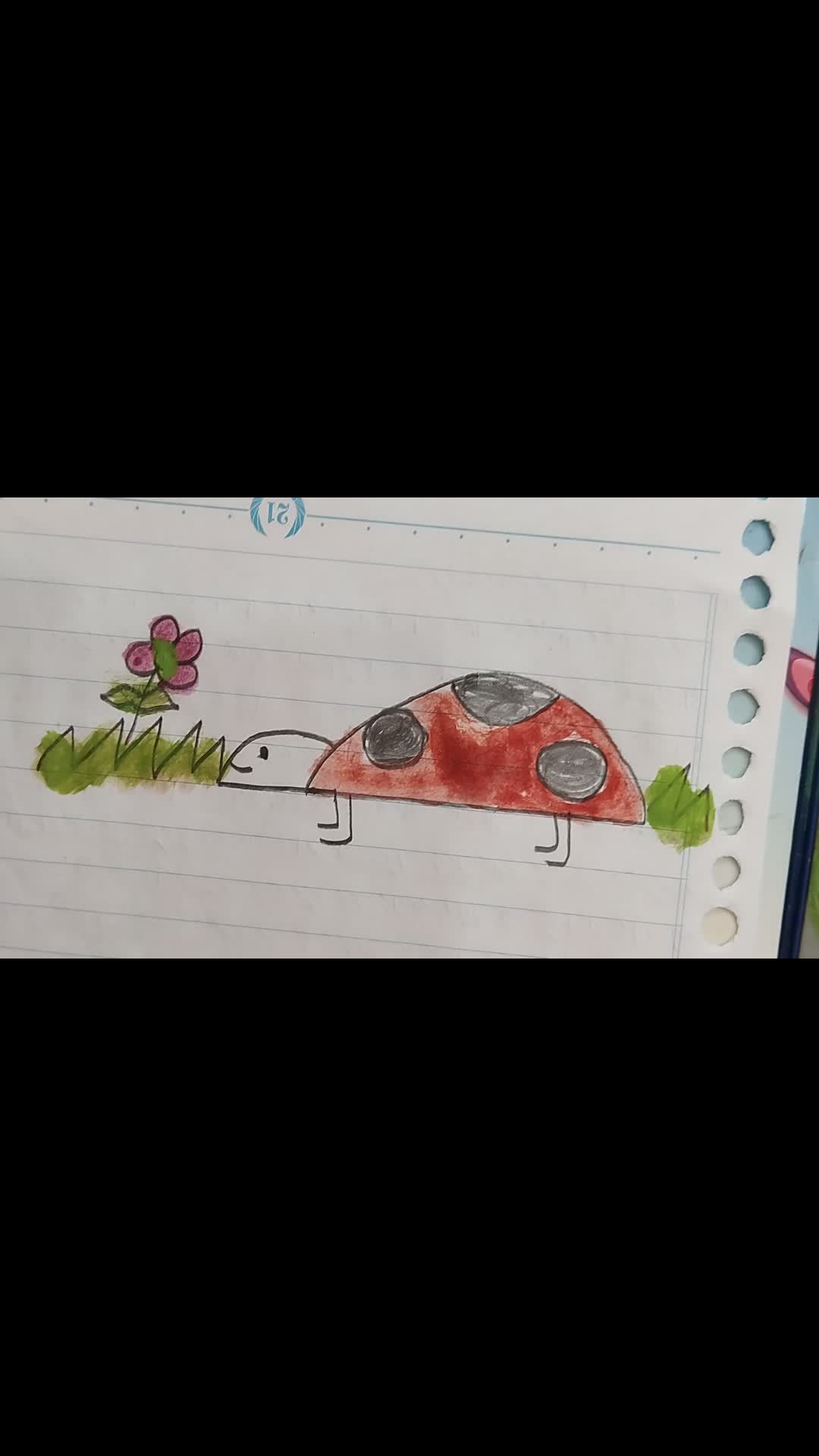 نقاشی کفشدوزک