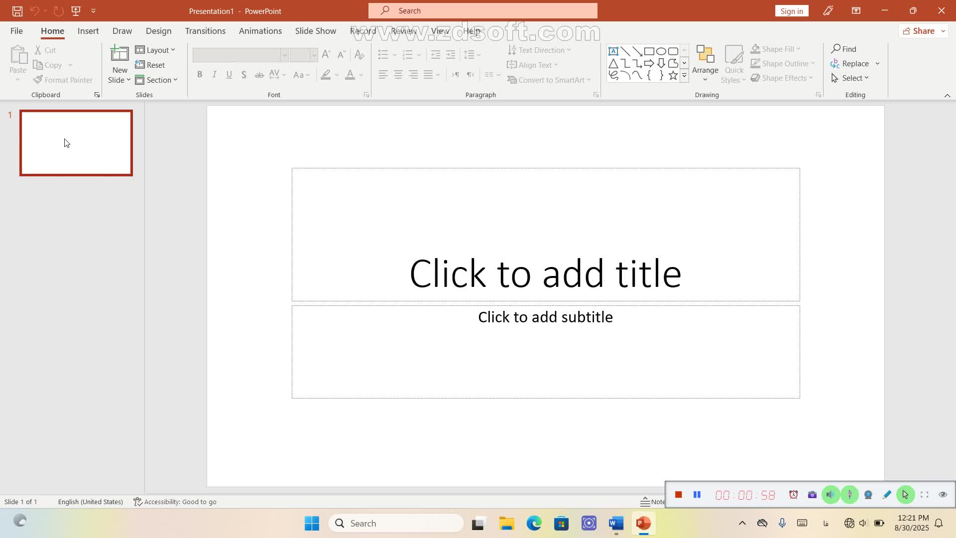 نرم افزار پاورپوینت (پارت یک)