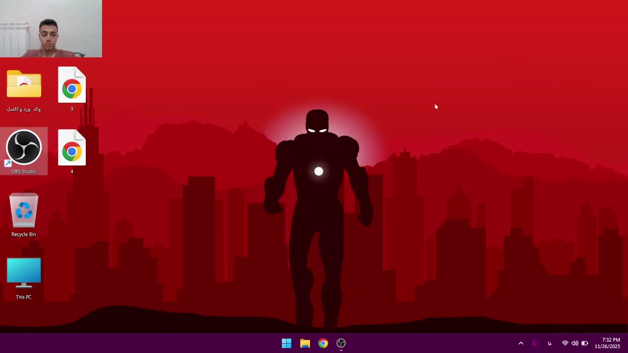 اموزش تغیر اندازه ی فایل ها و برنامه ها در صفحه ی دسکتاب .