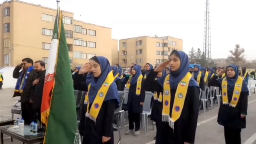 بیست و هفتمین مانور زلزله در دبیرستان نورالهدی